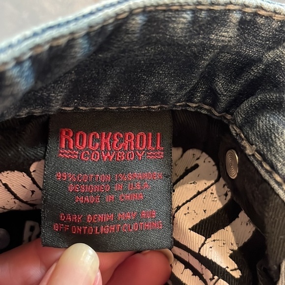 Men’s rock ‘n’ roll cowboy revolver straight size 29 x 34 - Picture 5 of 11